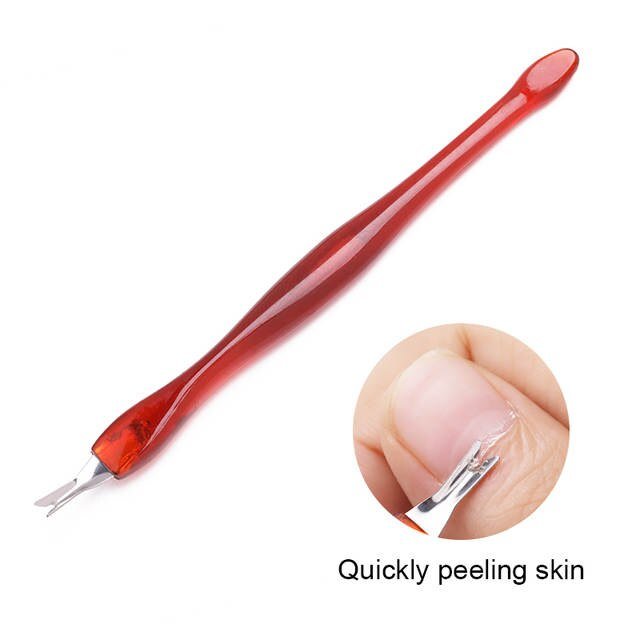 01 Piece Stainless Steel Dead Skin Fork Nipper Pusher Trimmer Callus Cuticle Remover Peeling Knife Pedicure Manicure Art Tools