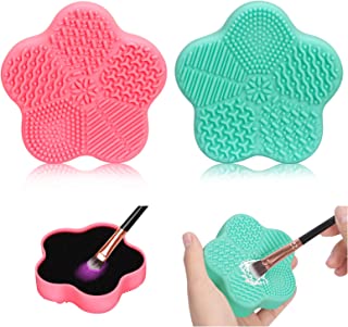 Flambeau Green Makeup Brushes Cleaning Pad Washing Brush Scrubber Board Cleaning Mat Makeup Brush Cleaner  Tool