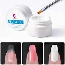Pink Nail Art UV Gel Acrylic French Tips Extension Builder Manicure Tool