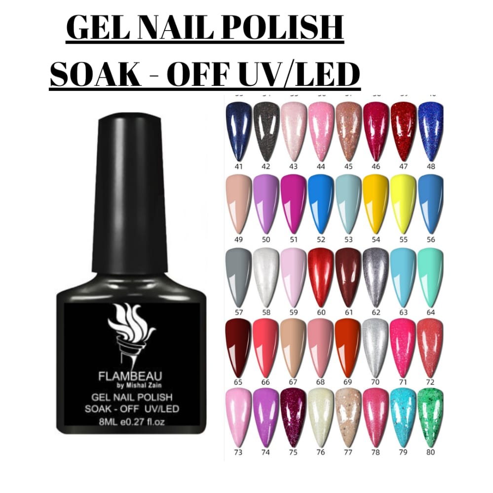 Pack of 10 Random Colors UV LED Nail Gel Polish Varnish Soak-off Nail Art Gel DIY Painting Manicure Tool