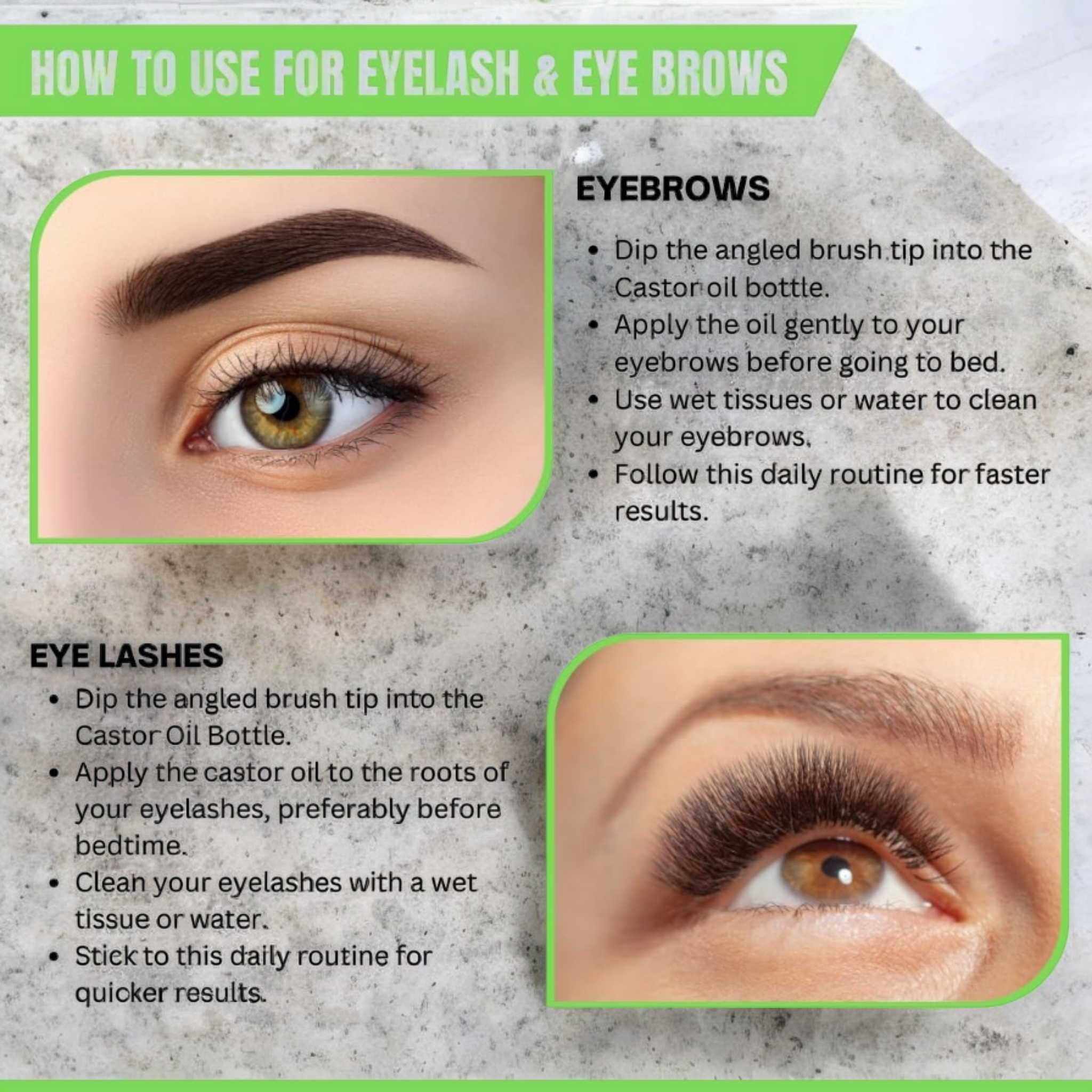 Eyelashes and Eyebrows Growth Serum