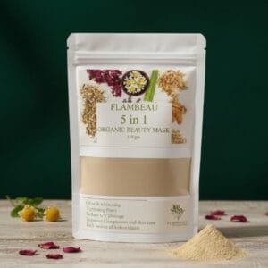 5-in-1 Organic Beauty Mask – Brighten & Hydrate Skin