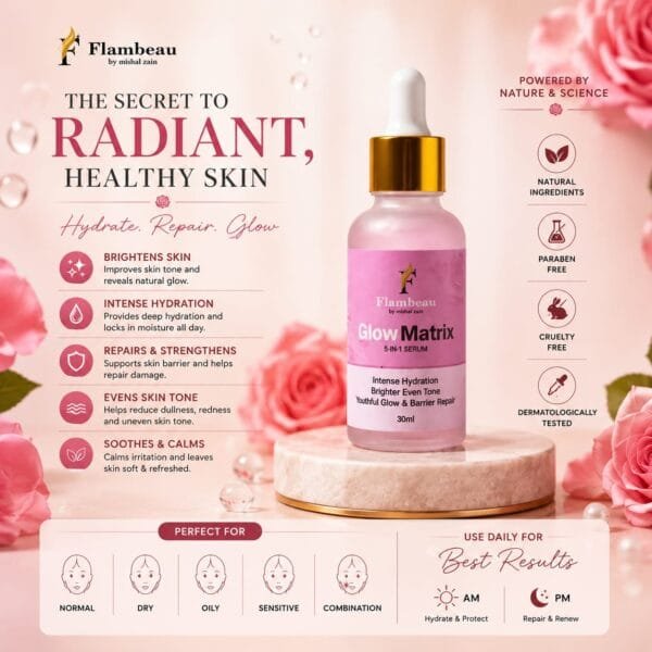 Glow Matrix 5-in-1 Serum 30ml | Flambeau by Mishal Zain