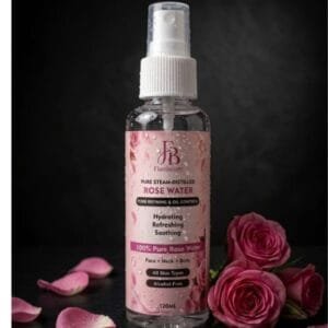 Flambeauty Pure Steam-Distilled Rose Water – 120ml